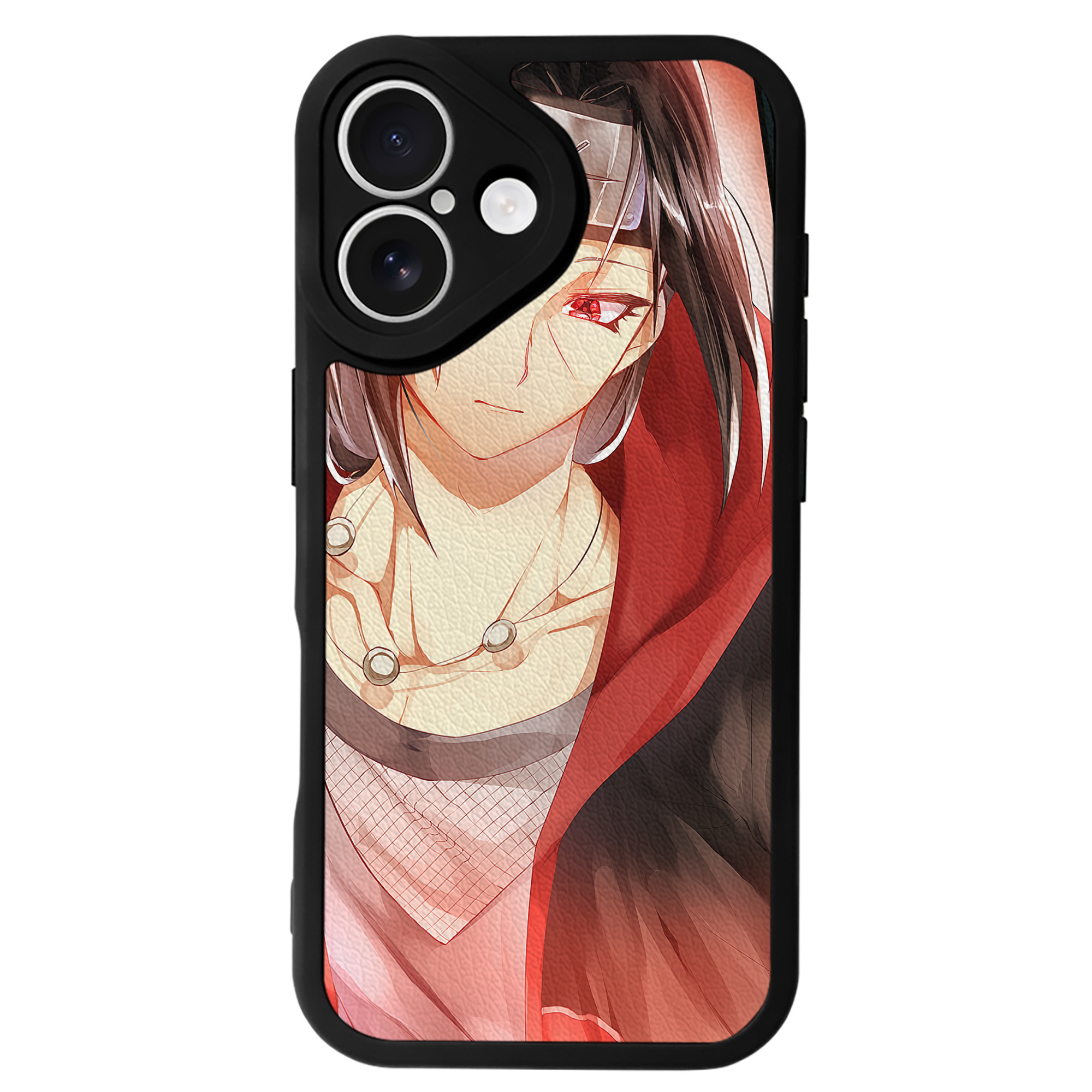 （画像用） NARUTO -ナルト- NARUTO -ナルト- 疾風伝 【iPhone 16シリーズ対応】シリコンスマホケース（レザー調） 材質：シリコン
